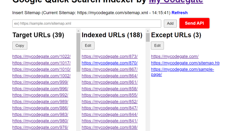 Google Quick Search Indexer by My Codegate