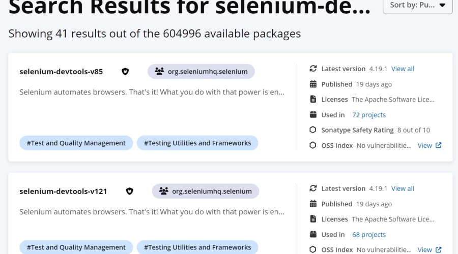 Selenium Unable to find version of CDP WARN 해결방법